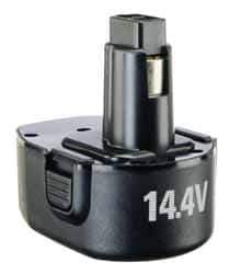 Black & Decker - 14.4 Volt NiCad Power Tool Battery - 1 hr Charge Time - Apex Tool & Supply