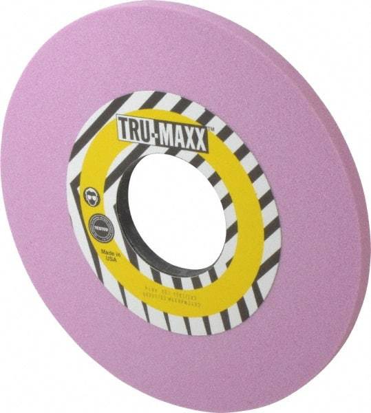 Tru-Maxx - 10" Diam x 3" Hole x 1/2" Thick, J Hardness, 60 Grit Surface Grinding Wheel - Aluminum Oxide, Type 1, Medium Grade, 2,483 Max RPM, Vitrified Bond, No Recess - Apex Tool & Supply