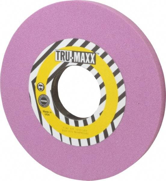 Tru-Maxx - 10" Diam x 3" Hole x 3/4" Thick, K Hardness, 60 Grit Surface Grinding Wheel - Aluminum Oxide, Type 1, Medium Grade, 2,483 Max RPM, Vitrified Bond, No Recess - Apex Tool & Supply