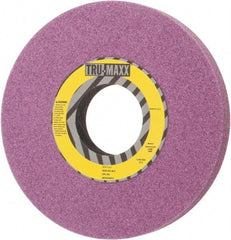 Tru-Maxx - 10" Diam x 3" Hole x 1" Thick, H Hardness, 46 Grit Surface Grinding Wheel - Aluminum Oxide, Type 1, Coarse Grade, 2,480 Max RPM, Vitrified Bond, No Recess - Apex Tool & Supply