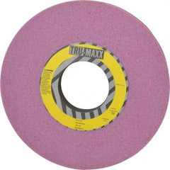 Tru-Maxx - 10" Diam x 3" Hole x 1" Thick, J Hardness, 46 Grit Surface Grinding Wheel - Aluminum Oxide, Type 1, Coarse Grade, 3,250 Max RPM, Vitrified Bond, No Recess - Apex Tool & Supply