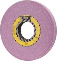Tru-Maxx - 10" Diam x 3" Hole x 1" Thick, H Hardness, 60 Grit Surface Grinding Wheel - Aluminum Oxide, Type 1, Medium Grade, 3,250 Max RPM, Vitrified Bond, No Recess - Apex Tool & Supply