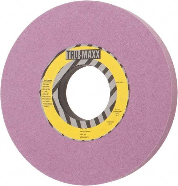 Tru-Maxx - 10" Diam x 3" Hole x 1" Thick, K Hardness, 80 Grit Surface Grinding Wheel - Aluminum Oxide, Type 1, Medium Grade, 3,250 Max RPM, Vitrified Bond, No Recess - Apex Tool & Supply