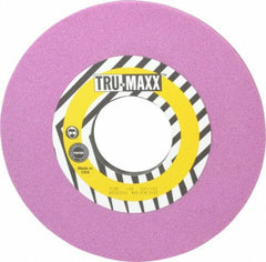 Tru-Maxx - 10" Diam x 3" Hole x 1/2" Thick, H Hardness, 46 Grit Surface Grinding Wheel - Aluminum Oxide, Type 1, Coarse Grade, 3,250 Max RPM, Vitrified Bond, No Recess - Apex Tool & Supply