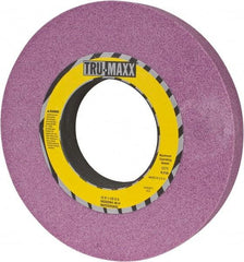 Tru-Maxx - 12" Diam x 5" Hole x 1-1/2" Thick, H Hardness, 46 Grit Surface Grinding Wheel - Aluminum Oxide, Type 1, Coarse Grade, 2,070 Max RPM, Vitrified Bond, No Recess - Apex Tool & Supply