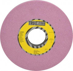 Tru-Maxx - 12" Diam x 3" Hole x 1" Thick, J Hardness, 46 Grit Surface Grinding Wheel - Aluminum Oxide, Type 1, Coarse Grade, 2,705 Max RPM, Vitrified Bond, No Recess - Apex Tool & Supply