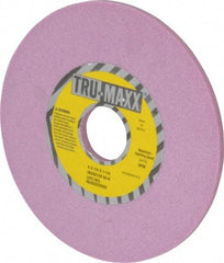 Tru-Maxx - 6" Diam x 1-1/4" Hole x 1/4" Thick, K Hardness, 60 Grit Surface Grinding Wheel - Aluminum Oxide, Type 1, Medium Grade, 5,410 Max RPM, Vitrified Bond, No Recess - Apex Tool & Supply