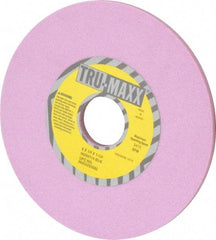 Tru-Maxx - 6" Diam x 1-1/4" Hole x 1/4" Thick, K Hardness, 80 Grit Surface Grinding Wheel - Aluminum Oxide, Type 1, Medium Grade, 5,410 Max RPM, Vitrified Bond, No Recess - Apex Tool & Supply
