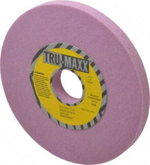 Tru-Maxx - 6" Diam x 1-1/4" Hole x 1/2" Thick, K Hardness, 60 Grit Surface Grinding Wheel - Aluminum Oxide, Type 1, Medium Grade, 5,410 Max RPM, Vitrified Bond, No Recess - Apex Tool & Supply