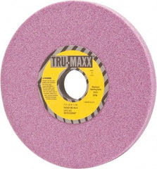 Tru-Maxx - 7" Diam x 1-1/4" Hole x 1/2" Thick, H Hardness, 46 Grit Surface Grinding Wheel - Aluminum Oxide, Type 1, Coarse Grade, 3,600 Max RPM, Vitrified Bond, No Recess - Apex Tool & Supply