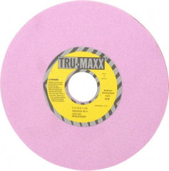 Tru-Maxx - 7" Diam x 1-1/4" Hole x 1/4" Thick, H Hardness, 80 Grit Surface Grinding Wheel - Aluminum Oxide, Type 1, Medium Grade, 3,600 Max RPM, Vitrified Bond, No Recess - Apex Tool & Supply