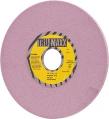 Tru-Maxx - 7" Diam x 1-1/4" Hole x 1/4" Thick, K Hardness, 80 Grit Surface Grinding Wheel - Aluminum Oxide, Type 1, Medium Grade, 3,600 Max RPM, Vitrified Bond, No Recess - Apex Tool & Supply