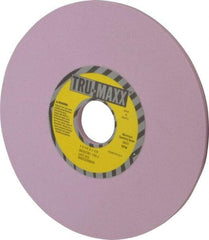 Tru-Maxx - 7" Diam x 1-1/4" Hole x 1/4" Thick, J Hardness, 120 Grit Surface Grinding Wheel - Aluminum Oxide, Type 1, Fine Grade, 3,600 Max RPM, Vitrified Bond, No Recess - Apex Tool & Supply