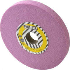 Tru-Maxx - 7" Diam x 1-1/4" Hole x 3/4" Thick, K Hardness, 46 Grit Surface Grinding Wheel - Aluminum Oxide, Type 1, Coarse Grade, 3,600 Max RPM, Vitrified Bond, No Recess - Apex Tool & Supply
