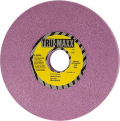 Tru-Maxx - 7" Diam x 1-1/4" Hole x 1" Thick, I Hardness, 60 Grit Surface Grinding Wheel - Aluminum Oxide, Type 1, Medium Grade, 3,600 Max RPM, Vitrified Bond, No Recess - Apex Tool & Supply