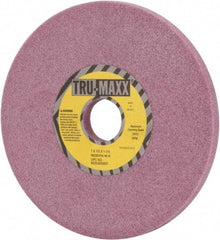 Tru-Maxx - 7" Diam x 1-1/4" Hole x 1/2" Thick, K Hardness, 46 Grit Surface Grinding Wheel - Aluminum Oxide, Type 1, Coarse Grade, 3,600 Max RPM, Vitrified Bond, No Recess - Apex Tool & Supply
