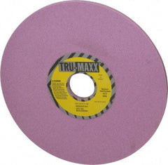 Tru-Maxx - 8" Diam x 1-1/4" Hole x 1/4" Thick, I Hardness, 60 Grit Surface Grinding Wheel - Aluminum Oxide, Type 1, Medium Grade, 3,600 Max RPM, Vitrified Bond, No Recess - Apex Tool & Supply