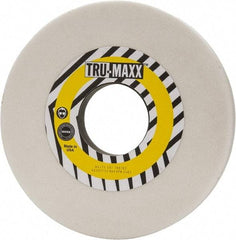 Tru-Maxx - 10" Diam x 3" Hole x 1" Thick, I Hardness, 46 Grit Surface Grinding Wheel - Aluminum Oxide, Type 1, Coarse Grade, 2,483 Max RPM, Vitrified Bond, No Recess - Apex Tool & Supply