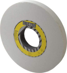 Tru-Maxx - 10" Diam x 3" Hole x 1" Thick, K Hardness, 80 Grit Surface Grinding Wheel - Aluminum Oxide, Type 1, Medium Grade, 3,250 Max RPM, Vitrified Bond, No Recess - Apex Tool & Supply