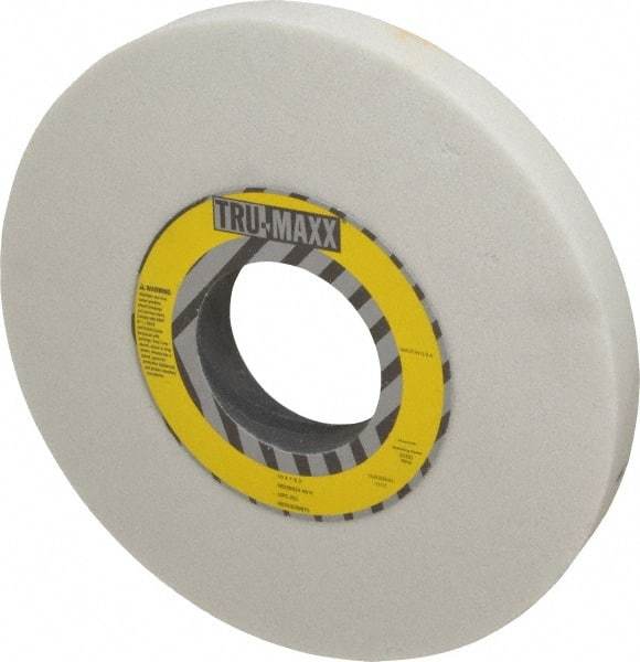 Tru-Maxx - 10" Diam x 3" Hole x 1" Thick, H Hardness, 46 Grit Surface Grinding Wheel - Aluminum Oxide, Type 1, Coarse Grade, 2,480 Max RPM, Vitrified Bond, No Recess - Apex Tool & Supply