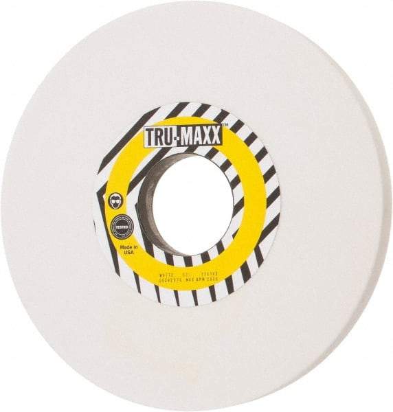 Tru-Maxx - 12" Diam x 3" Hole x 1" Thick, J Hardness, 60 Grit Surface Grinding Wheel - Aluminum Oxide, Type 1, Medium Grade, 2,069 Max RPM, Vitrified Bond, No Recess - Apex Tool & Supply