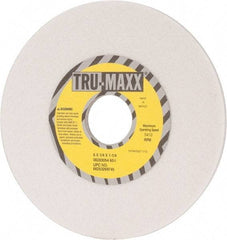 Tru-Maxx - 6" Diam x 1-1/4" Hole x 1/4" Thick, I Hardness, 60 Grit Surface Grinding Wheel - Aluminum Oxide, Type 1, Medium Grade, 5,410 Max RPM, Vitrified Bond, No Recess - Apex Tool & Supply
