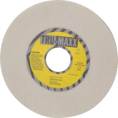 Tru-Maxx - 6" Diam x 1-1/4" Hole x 1/4" Thick, K Hardness, 60 Grit Surface Grinding Wheel - Aluminum Oxide, Type 1, Medium Grade, 5,410 Max RPM, Vitrified Bond, No Recess - Apex Tool & Supply