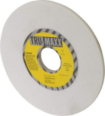Tru-Maxx - 6" Diam x 1-1/4" Hole x 1/4" Thick, K Hardness, 80 Grit Surface Grinding Wheel - Aluminum Oxide, Type 1, Medium Grade, 5,410 Max RPM, Vitrified Bond, No Recess - Apex Tool & Supply