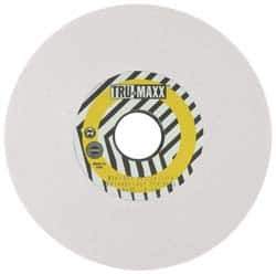 Tru-Maxx - 10" Diam x 3" Hole x 1/2" Thick, H Hardness, 80 Grit Surface Grinding Wheel - Aluminum Oxide, Type 1, Medium Grade, 3,250 Max RPM, Vitrified Bond, No Recess - Apex Tool & Supply