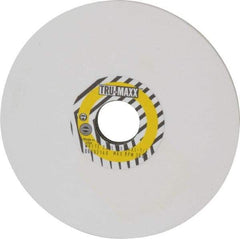 Tru-Maxx - 7" Diam x 1-1/4" Hole x 1/4" Thick, L Hardness, 220 Grit Surface Grinding Wheel - Aluminum Oxide, Type 1, Very Fine Grade, 3,600 Max RPM, Vitrified Bond, No Recess - Apex Tool & Supply