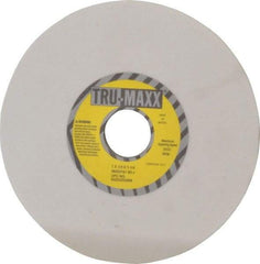 Tru-Maxx - 7" Diam x 1-1/4" Hole x 1/4" Thick, J Hardness, 80 Grit Surface Grinding Wheel - Aluminum Oxide, Type 1, Medium Grade, 3,600 Max RPM, Vitrified Bond, No Recess - Apex Tool & Supply