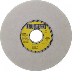 Tru-Maxx - 7" Diam x 1-1/4" Hole x 1/2" Thick, I Hardness, 46 Grit Surface Grinding Wheel - Aluminum Oxide, Type 1, Coarse Grade, 3,600 Max RPM, Vitrified Bond, No Recess - Apex Tool & Supply