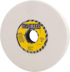 Tru-Maxx - 7" Diam x 1-1/4" Hole x 1" Thick, I Hardness, 60 Grit Surface Grinding Wheel - Aluminum Oxide, Type 1, Medium Grade, 3,600 Max RPM, Vitrified Bond, No Recess - Apex Tool & Supply