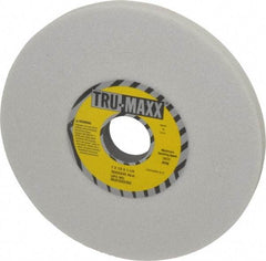 Tru-Maxx - 7" Diam x 1-1/4" Hole x 1/2" Thick, H Hardness, 46 Grit Surface Grinding Wheel - Aluminum Oxide, Type 1, Coarse Grade, 3,600 Max RPM, Vitrified Bond, No Recess - Apex Tool & Supply