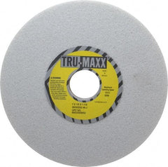 Tru-Maxx - 7" Diam x 1-1/4" Hole x 1/2" Thick, J Hardness, 46 Grit Surface Grinding Wheel - Aluminum Oxide, Type 1, Coarse Grade, 3,600 Max RPM, Vitrified Bond, No Recess - Apex Tool & Supply