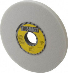 Tru-Maxx - 7" Diam x 1-1/4" Hole x 1/2" Thick, K Hardness, 46 Grit Surface Grinding Wheel - Aluminum Oxide, Type 1, Coarse Grade, 3,600 Max RPM, Vitrified Bond, No Recess - Apex Tool & Supply