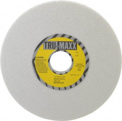 Tru-Maxx - 7" Diam x 1-1/4" Hole x 1/2" Thick, H Hardness, 60 Grit Surface Grinding Wheel - Aluminum Oxide, Type 1, Medium Grade, 3,600 Max RPM, Vitrified Bond, No Recess - Apex Tool & Supply