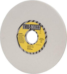Tru-Maxx - 7" Diam x 1-1/4" Hole x 1/4" Thick, K Hardness, 100 Grit Surface Grinding Wheel - Aluminum Oxide, Type 1, Fine Grade, 3,600 Max RPM, Vitrified Bond, No Recess - Apex Tool & Supply