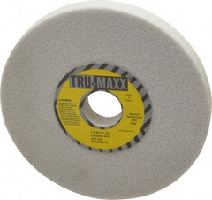 Tru-Maxx - 7" Diam x 1-1/4" Hole x 3/4" Thick, H Hardness, 46 Grit Surface Grinding Wheel - Aluminum Oxide, Type 1, Coarse Grade, 3,600 Max RPM, Vitrified Bond, No Recess - Apex Tool & Supply