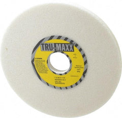 Tru-Maxx - 7" Diam x 1-1/4" Hole x 3/8" Thick, H Hardness, 46 Grit Surface Grinding Wheel - Aluminum Oxide, Type 1, Coarse Grade, 3,600 Max RPM, Vitrified Bond, No Recess - Apex Tool & Supply