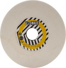 Tru-Maxx - 7" Diam x 1-1/4" Hole x 1/4" Thick, L Hardness, 100 Grit Surface Grinding Wheel - Aluminum Oxide, Type 1, Fine Grade, 3,600 Max RPM, Vitrified Bond, No Recess - Apex Tool & Supply