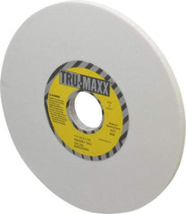 Tru-Maxx - 7" Diam x 1-1/4" Hole x 1/4" Thick, L Hardness, 150 Grit Surface Grinding Wheel - Aluminum Oxide, Type 1, Very Fine Grade, 3,600 Max RPM, Vitrified Bond, No Recess - Apex Tool & Supply