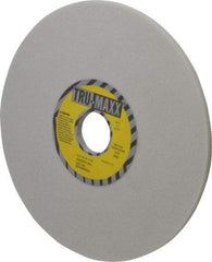 Tru-Maxx - 8" Diam x 1-1/4" Hole x 1/4" Thick, I Hardness, 60 Grit Surface Grinding Wheel - Aluminum Oxide, Type 1, Medium Grade, 3,600 Max RPM, Vitrified Bond, No Recess - Apex Tool & Supply