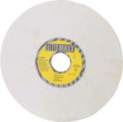 Tru-Maxx - 8" Diam x 1-1/4" Hole x 1/4" Thick, K Hardness, 80 Grit Surface Grinding Wheel - Aluminum Oxide, Type 1, Medium Grade, 3,600 Max RPM, Vitrified Bond, No Recess - Apex Tool & Supply