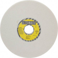Tru-Maxx - 8" Diam x 1-1/4" Hole x 1/2" Thick, H Hardness, 60 Grit Surface Grinding Wheel - Aluminum Oxide, Type 1, Medium Grade, 3,600 Max RPM, Vitrified Bond, No Recess - Apex Tool & Supply