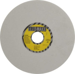 Tru-Maxx - 8" Diam x 1-1/4" Hole x 1/4" Thick, J Hardness, 60 Grit Surface Grinding Wheel - Aluminum Oxide, Type 1, Medium Grade, 3,600 Max RPM, Vitrified Bond, No Recess - Apex Tool & Supply