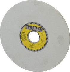 Tru-Maxx - 8" Diam x 1-1/4" Hole x 1/4" Thick, I Hardness, 80 Grit Surface Grinding Wheel - Aluminum Oxide, Type 1, Medium Grade, 3,600 Max RPM, Vitrified Bond, No Recess - Apex Tool & Supply