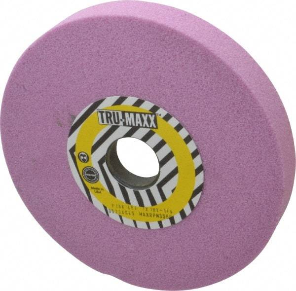 Tru-Maxx - 7" Diam x 1-1/4" Hole x 1" Thick, I Hardness, 46 Grit Surface Grinding Wheel - Aluminum Oxide, Type 5, Coarse Grade, 3,600 Max RPM, Vitrified Bond, One-Side Recess - Apex Tool & Supply