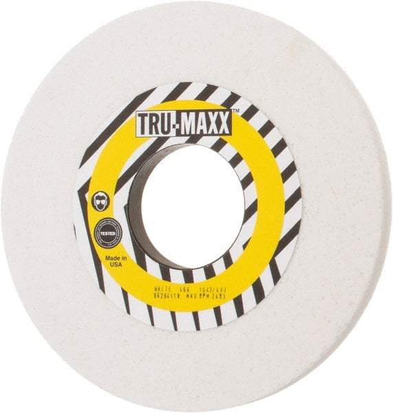 Tru-Maxx - 10" Diam x 3" Hole x 3/4" Thick, G Hardness, 46 Grit Surface Grinding Wheel - Aluminum Oxide, Type 1, Coarse Grade, 2,483 Max RPM, Vitrified Bond, No Recess - Apex Tool & Supply