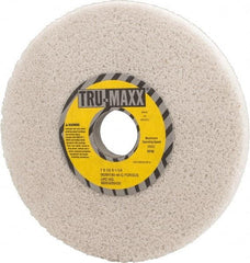 Tru-Maxx - 7" Diam x 1-1/4" Hole x 1/2" Thick, G Hardness, 46 Grit Surface Grinding Wheel - Aluminum Oxide, Type 1, Coarse Grade, 3,600 Max RPM, Vitrified Bond, No Recess - Apex Tool & Supply